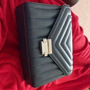 Michael Kors Navy Blue Quilted Crossbody Bag